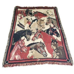 Goodwin Weavers Horse Throw Tapestry